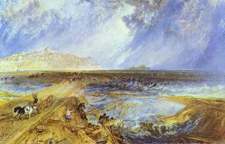 J.M.W. Turner Rye, Sussex. c. Sweden oil painting art